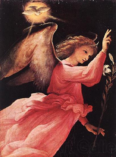 Lorenzo Lotto Angel Annunciating Spain oil painting art